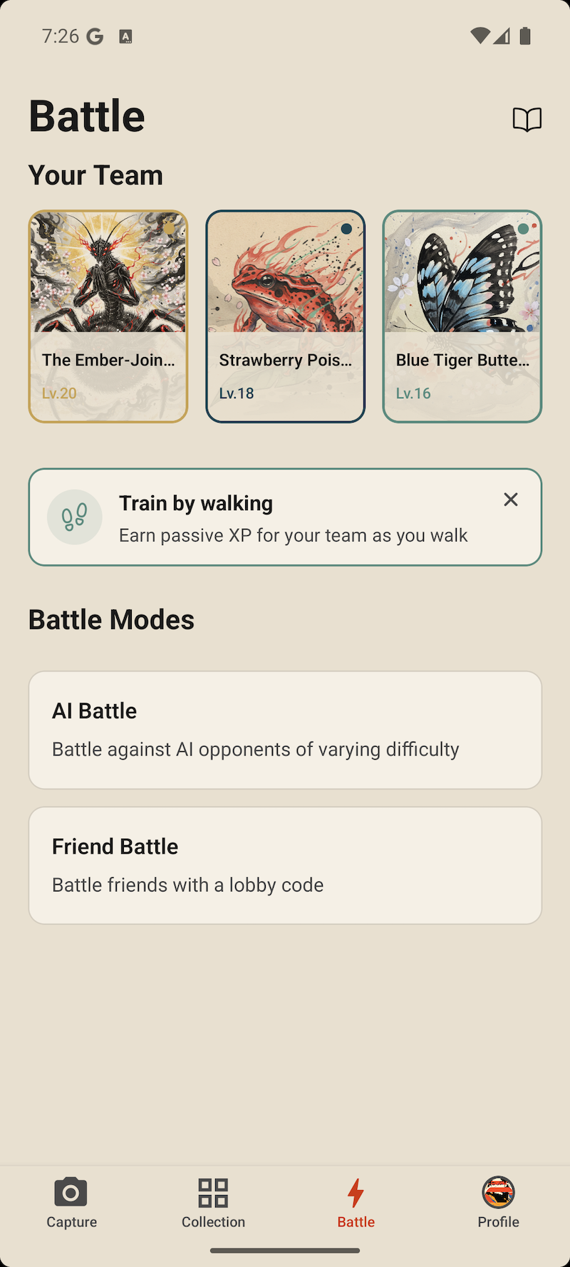 Convert steps to XP